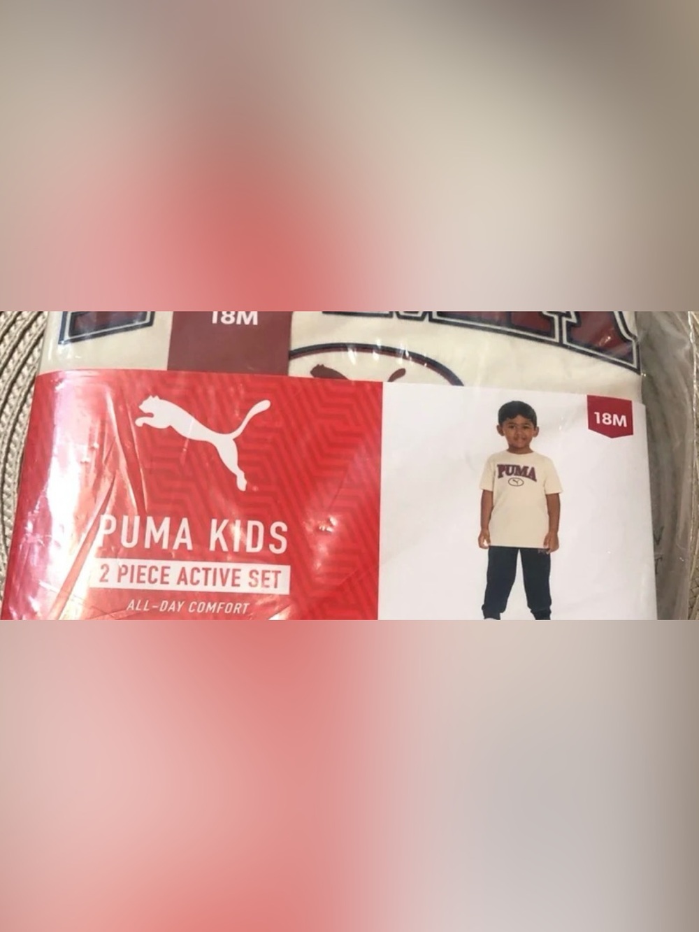 Puma Baby Boys 2 Pc Summer Outfit T-Shirt & Jogger Sweatpants Size 18 Months NWT - Picture 7 of 10